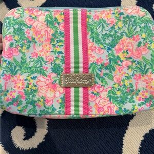 Lilly Pulitzer Vibrant Floral Cosmetic Case
